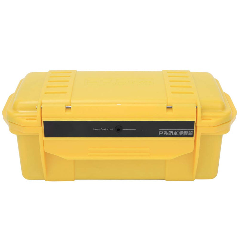 Outdoor Tool Storage Case Waterproof Shockproof for Camping – Airtight Dry Box for Drone Camera Equipment with Buffer Cushion, Outdoor Storage Container for Fishing, Hiking (7.87x3.94 x 3.15 inch)