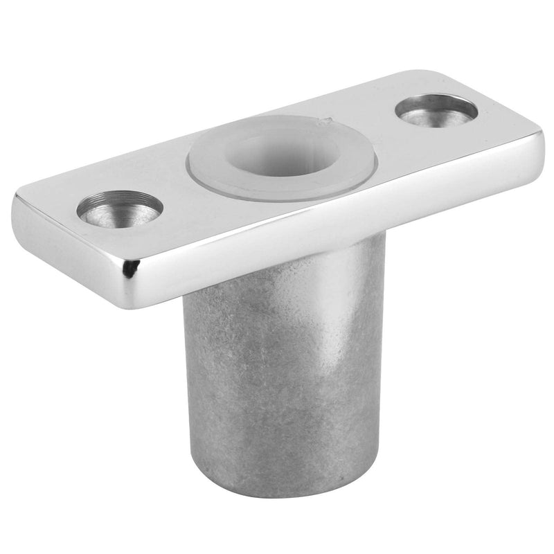 Qiilu Top Mount Rowlock Socket, 316 Stainless Steel 1/2 Inches Shank Top Mount Rowlock/Oarlock Socket for Marine Yacht
