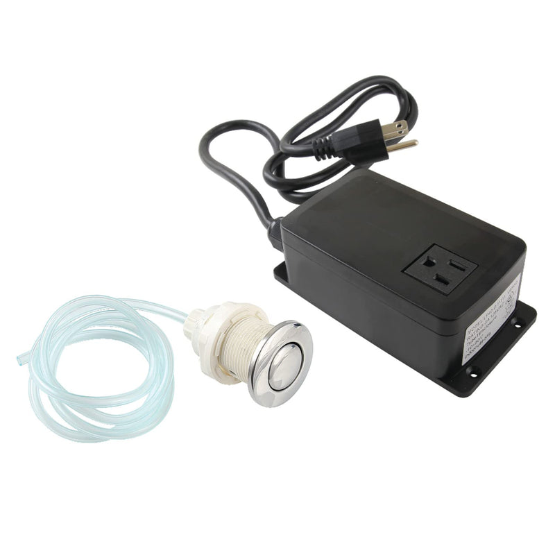 Kingston KASK311 Garbage Disposal Air Switch Kit, Polished Chrome