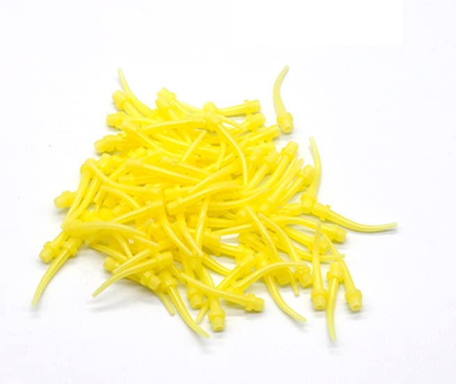 500 Dental Impression Tips Yellow 4.2 mm