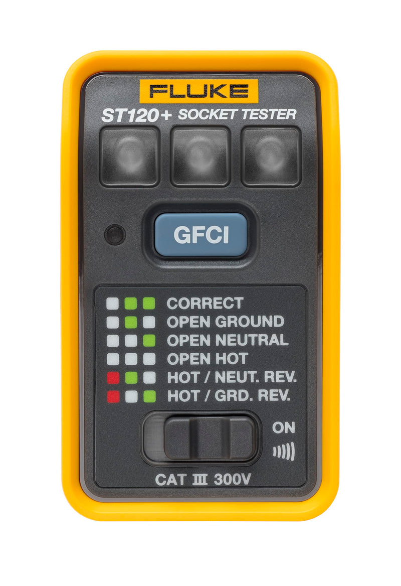 Fluke ST120+ GFCI Socket Tester with Audible Beeper - NewNest Australia