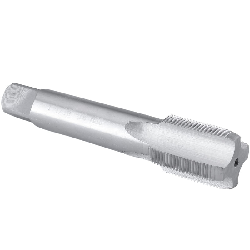 Burkit 1-1/16"-16 UN Thread Tap Right Hand, HSS 1-1/16 x 16 UN Straight Fluted Machine Tap