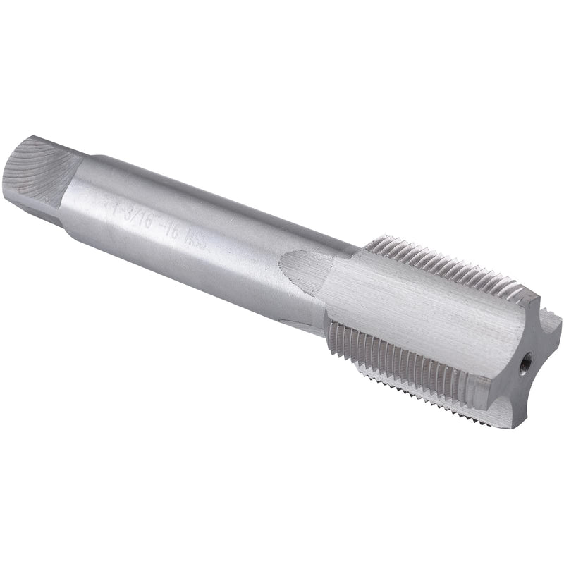 Burkit 1-3/16"-16 UN Thread Tap Right Hand, HSS 1-3/16 x 16 UN Straight Fluted Machine Tap