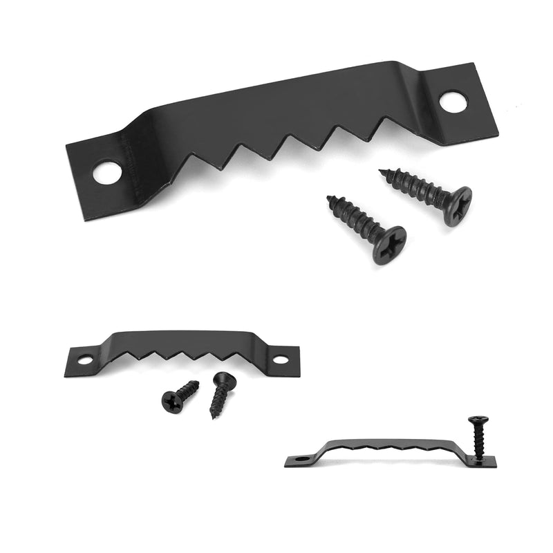 Sawtooth Picture Hangers Heavy Duty - Supports 50 lbs, 50 Pack Heavy Sawtooth Hangers with Screws, Picture Hanging Solutions for Hanging Canvas Photos Frame Clock Paintings Artwork Heavy Sawtooth - 50 Pack