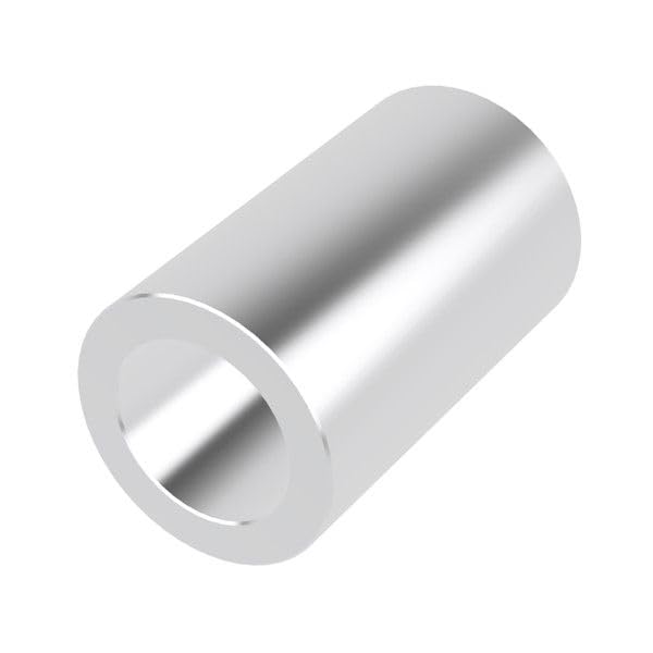 Aluminum Spacer 3/4" OD x 1/2" ID x Choose Your Length, Round Spacer Unthreaded Standoff Bushing Plain Finish, Fits Screws Bolts 1/2" or M12 by Metal Spacers Online (1-1/4" Length, 2 Pack) 1-1/4" Length