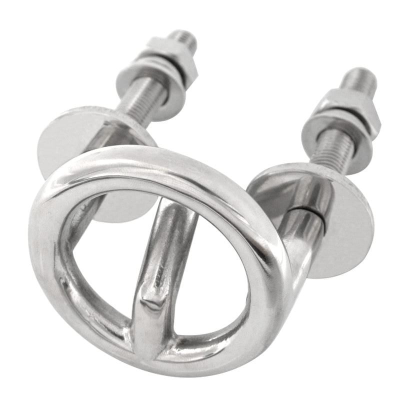 Boat Stainless Steel Bracket Transom Mount Water Ski Tow Rope Hook for Yacht Accessories