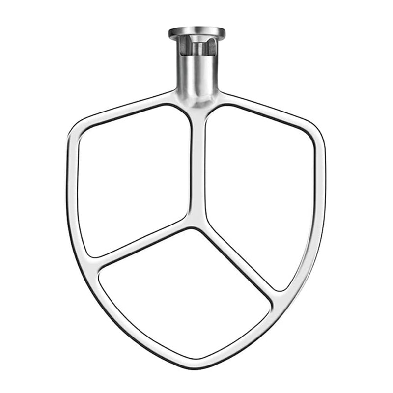 Stainless Steel Flat Beater for KitchenAid 5qt-6qt Bowl-Lift Stand Mixer, Fit for Professional 5 Plus and Professional 600 Seris Mixer K5 KG25 KV25 KP26 KT26, Heavy Duty and Dishwasher Safe Bowl-Lift 5-6 Qt