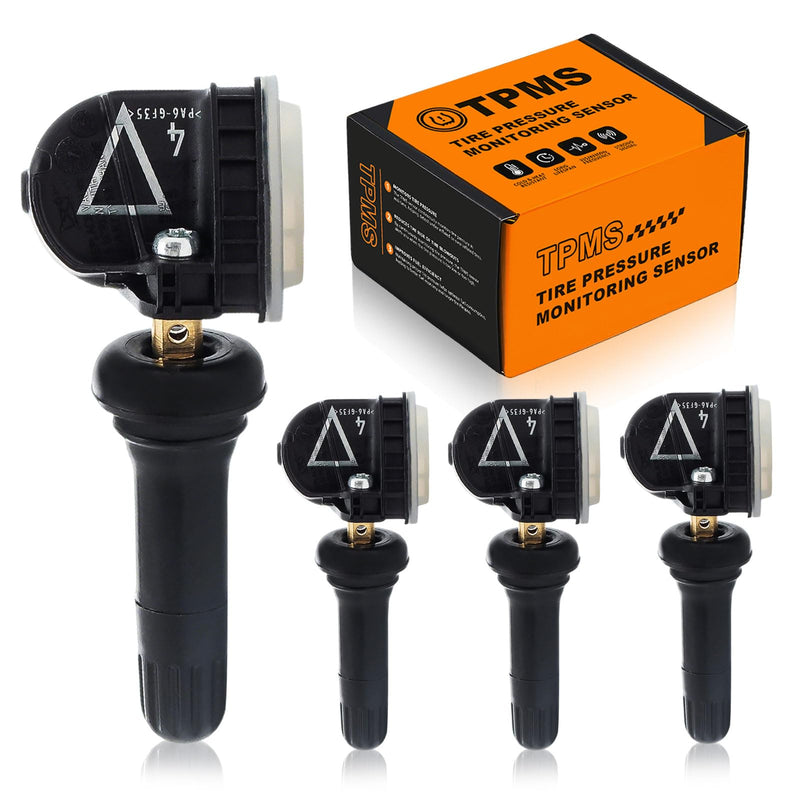 13598773 TPMS System 433MHz Compatible with GMC Chevy Buick Cadillac Enclave Encore GX Lacrosse Regal CT6 XT4 XT5 XT6 4pcs Tire Pressure Monitoring Sensors 13516165