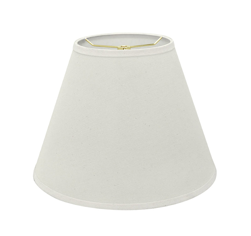 Aspen Creative 32197A Transitional Empire Shape Spider Construction Lamp Shade, Frost, 6" Top x 12" Bottom x 9" Slant Height
