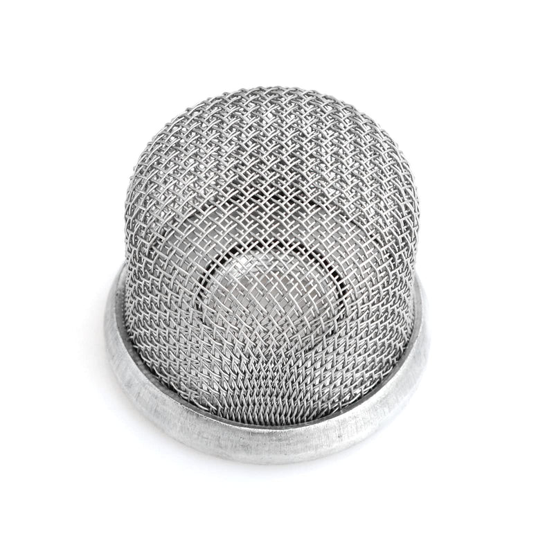 heyous Pump Inlet Strainer Stainless Steel Sprayer Strainer Inlet Suction Strainer Mesh Filter Intake Hose Double Screen with 3/4" Thread