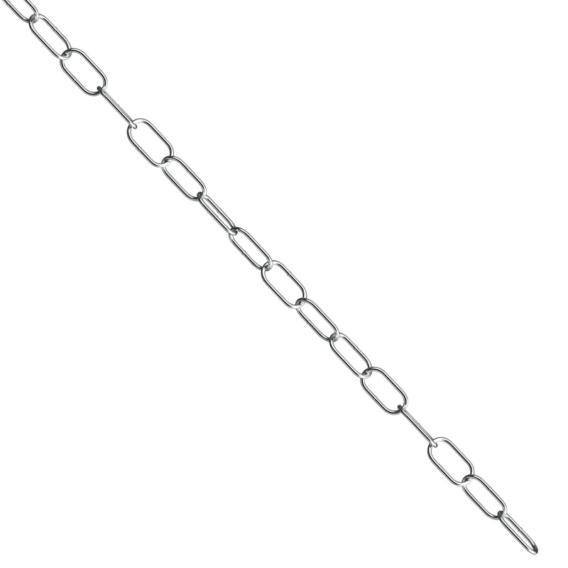 Stainless Steel Chain, 5/64 in × 16.4 Ft Small Strong Chain Link Chain, Light Duty Chainlink Utility Metal Decorative Chain Key Chain Belt Chain Hanging Chain for Bird Feeder Planters Signs