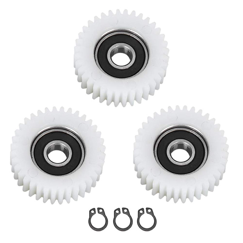 36 Teeths Nylon Gears, Pr 3Pcs 36 Teeth 38mm Nylon Electronic Motor Gears fessional Accessory for Electrical Motor Clutch Gears Nylon 36 Teeth Planetary Gear