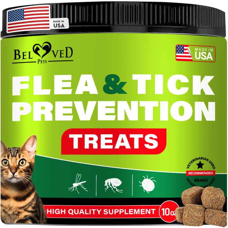 Flea and Tick Prevention Chewable Pills for Cats - Revolution Oral Flea Treatment for Pets - Pest Control & Natural Defense - Chewables Small Tablets Made in USA (Salmon Fish (for Cats)) - PawsPlanet Australia