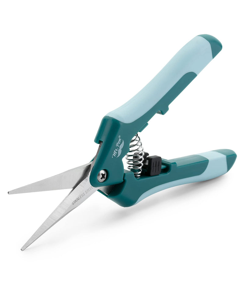 Mr. Pen- Gardening Scissors, 6.5 Inch, Pruning Shears for Gardening with Straight Stainless Steel Blade, Garden Shears, Gardening Shears, Garden Clippers Handheld, Pruners for Gardening, Plant Shears Green