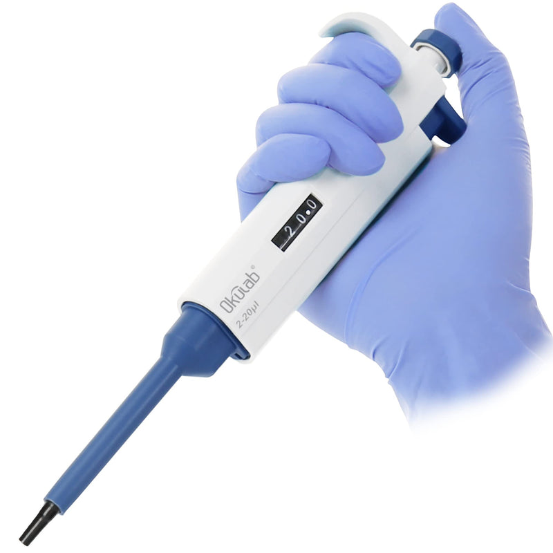 Single-Channel Micropipette, 50-200μl, Manual Adjustable Mechanical Pipette, High-Accurate, Variable Volume, Autoclavable, TPMP201A1