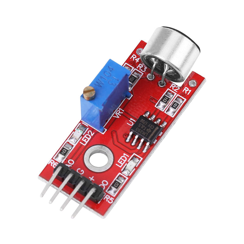 Eujgoov DC 3.3V/3.5V Microphone Amplifier Sound Sensor Sound MIC Voice Module 20dB Fixed Gain