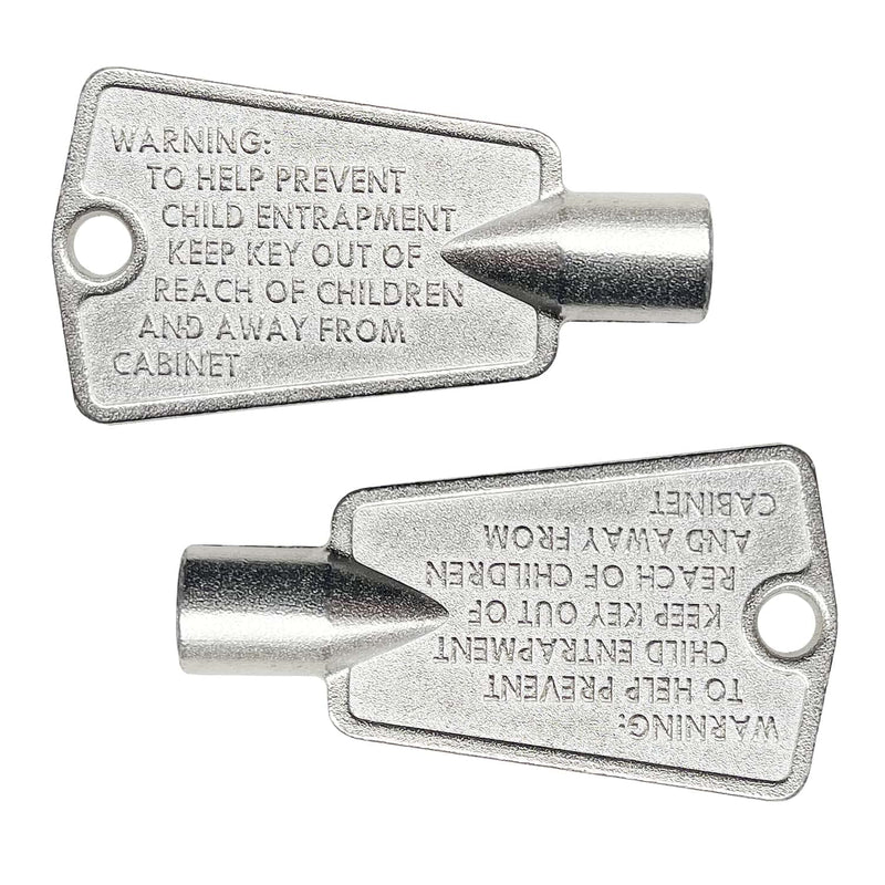 216702900 Metal Freezer Door Keys by Seentech - Compatible With Frigidaire, Kenmore, GE Freezers - Repalces: AP4301346, AP4071414, PS2061565, AP2113733, 06599905, 08037402, 12849, PS1991481 (Pack 2) - NewNest Australia