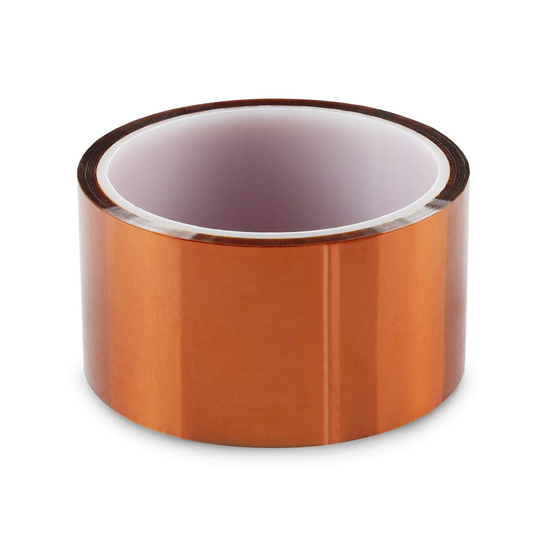 Gdrtwwh High Temp Tape,Polyimide High Resistant Tape Kapton Tape High Temperature Tape with Silicone Adhesive for Masking,Soldering,Electrical, etc(1 Roll x 2 inches) 1 Roll X 2 inches