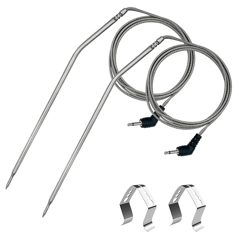 Meat Thermometer Probe Replacement for Thermopro Thermometers TP04, TP06, TP06S, TP07, TP07S, TP08, TP08S, TP09, TP09B, TP10, TP16, TP-16S, TP17, TP20, TP25, 2.5mm TP-Meat Probe