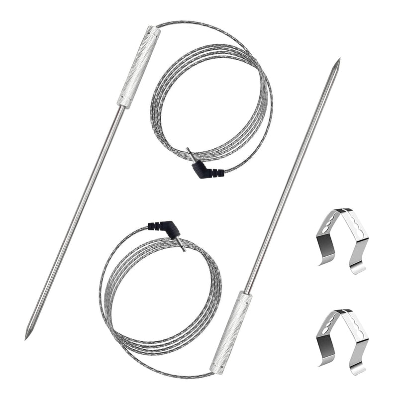 Upgraded Meat Probe Replacement for Thermopro Thermometers TP04, TP06, TP06S, TP07, TP-07S, TP08, TP-08S, TP09, TP09B, TP-10, TP16, TP17, TP20, TP20S, TP25, TP27, TP28, TP829, TP930, 2.5mm TPP-Meat Probe