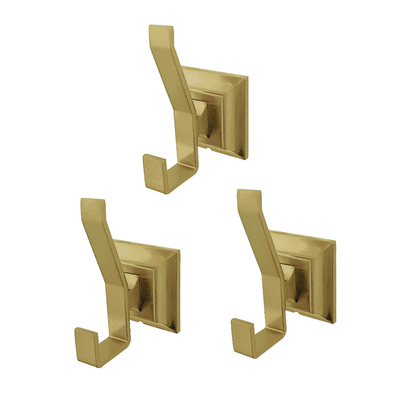 Kingston BAHK6127BB Bathroom Robe Hook/Towel Hook, Brushed Brass 3.88 x 2.5 x 2.31