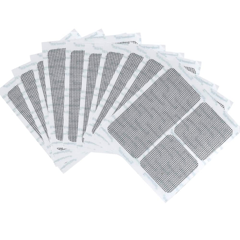 FLYZZZ Window Screen Repair Patches, Screen Door Repair Kit，Self-Adhesive Screen Kit Suitable for Repairing Holes&Tears (10Pcs) 10 Small