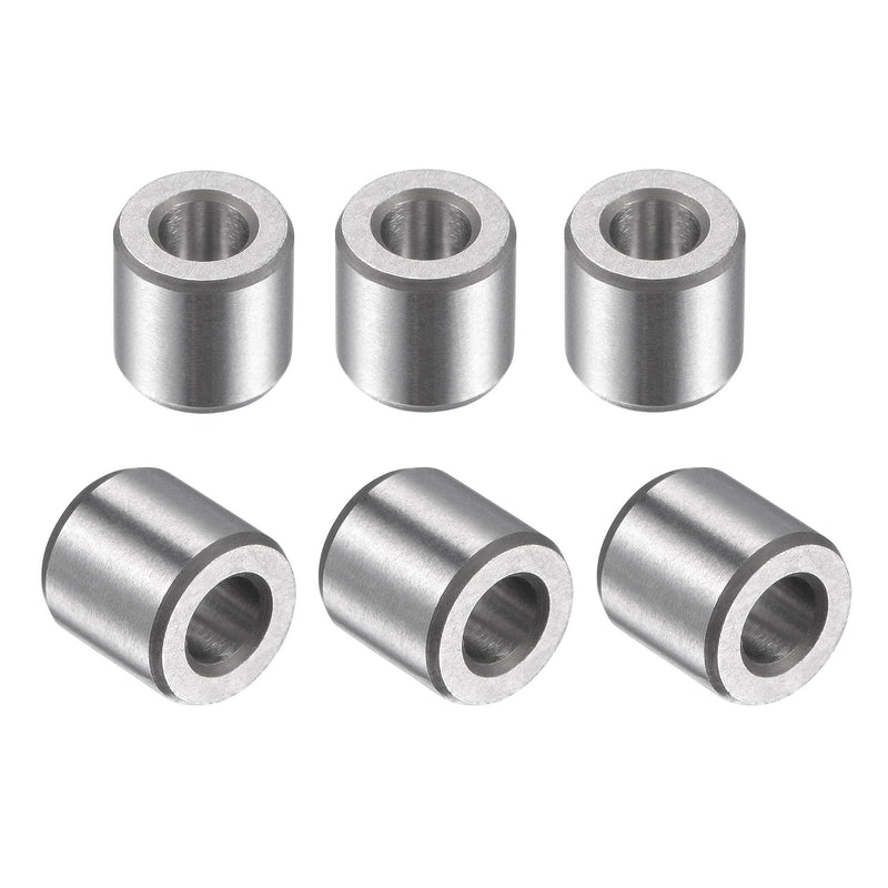 uxcell Sleeve Bearings 3mmx6mmx6mm Chrome Steel Oilless Bushing 6pcs 3x6x6mm