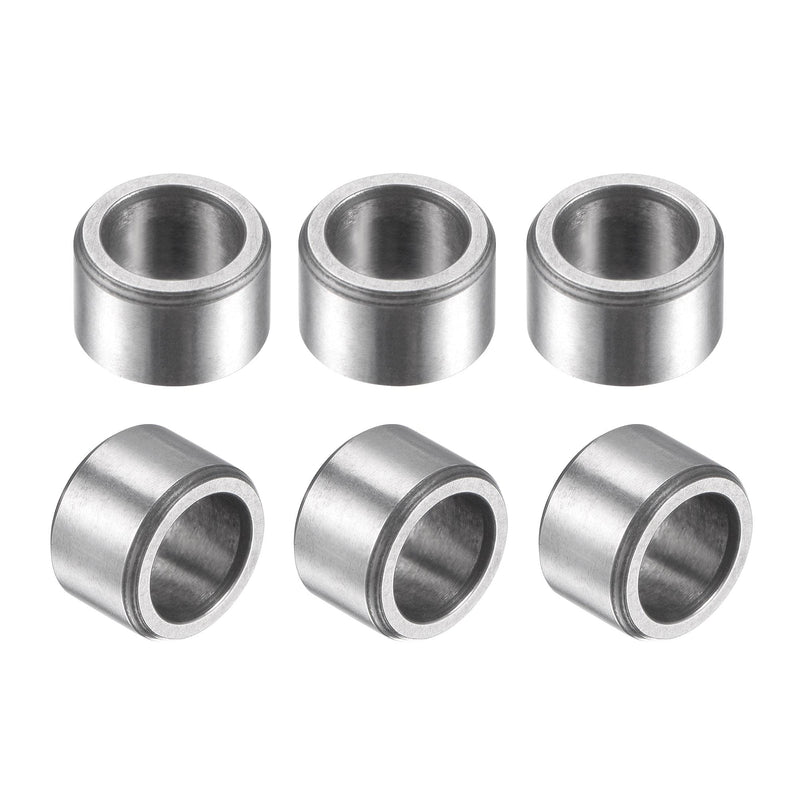 uxcell Sleeve Bearings 4mmx6mmx4mm Chrome Steel Oilless Bushing 6pcs 4x6x4mm