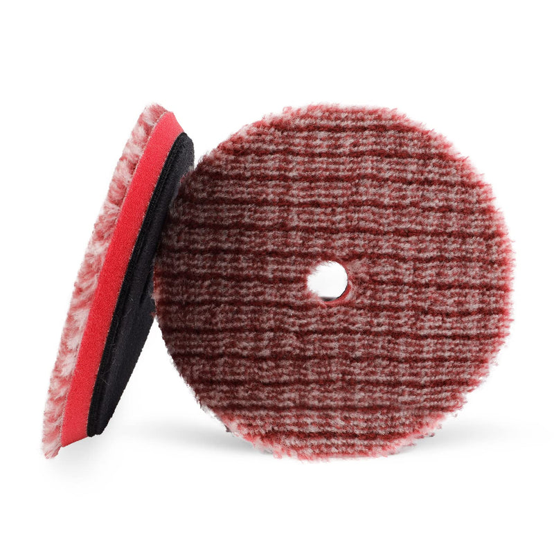 SPTA Wool Polishing Pads, 2Pcs 5 Inch (125mm) Wool Cutting Pad, Short Hair Wool Buffing and Polishing Pad Set, Wool Buffing Wheel for Heavy Cut for 5 Inch Car Polisher Polishing, Buffing and Cutting 2Pcs 5Inch Ultra Coarse Short Hair Wool 5 Inch (125mm)