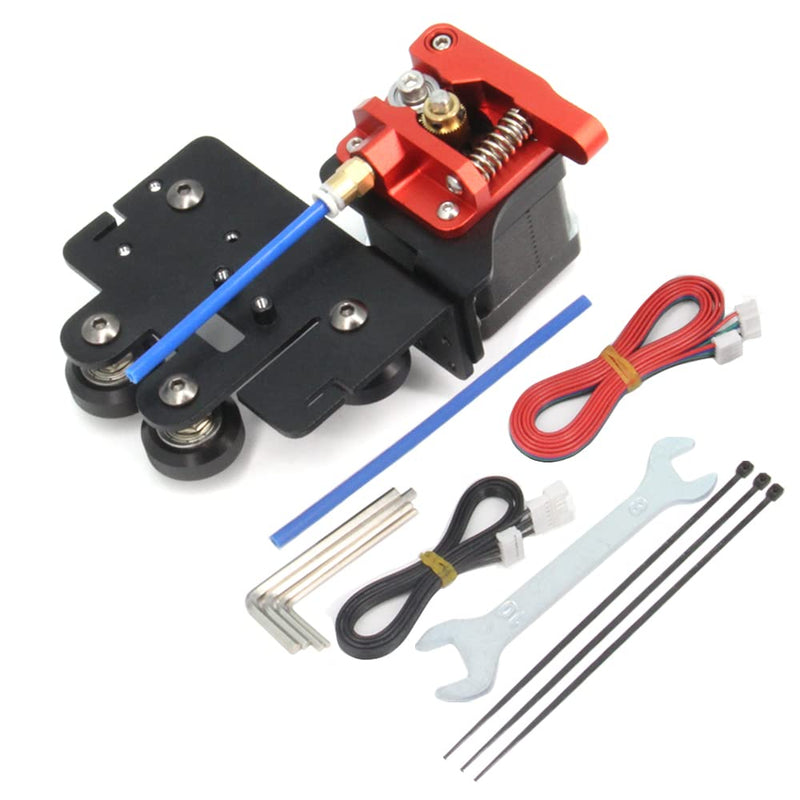 Upgrade Direct Drive Support Aluminum Plate with Pulleys with Single Gear Extruder with Stepper Motor Kit for Ender 5 Series (Single Gear Extruder+Motor Kit) Single Gear Extruder+Motor Kit