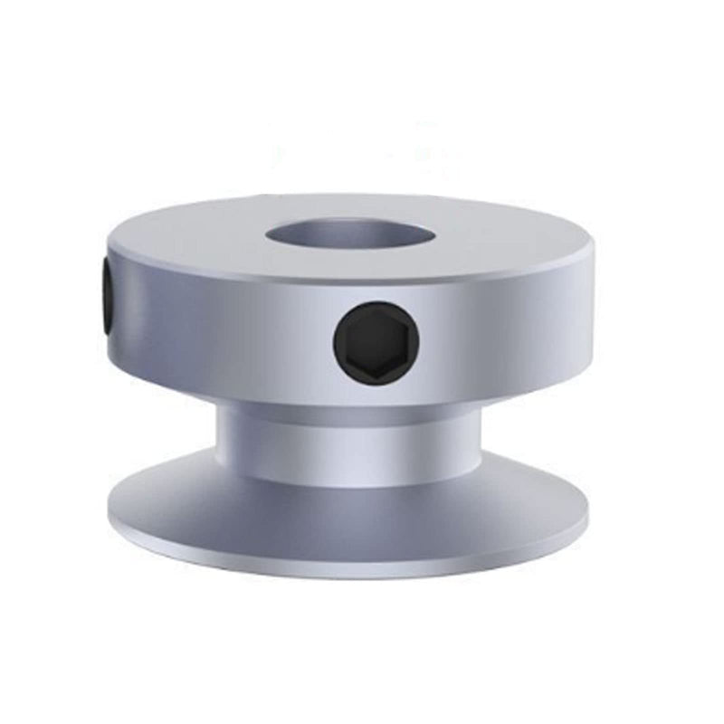 CHANCS Outer Diameter 30mm Single Groove Pulley 8mm Fixed Bore Pulley for Drilling Machine 6MM PU Round Belt 30x8mm