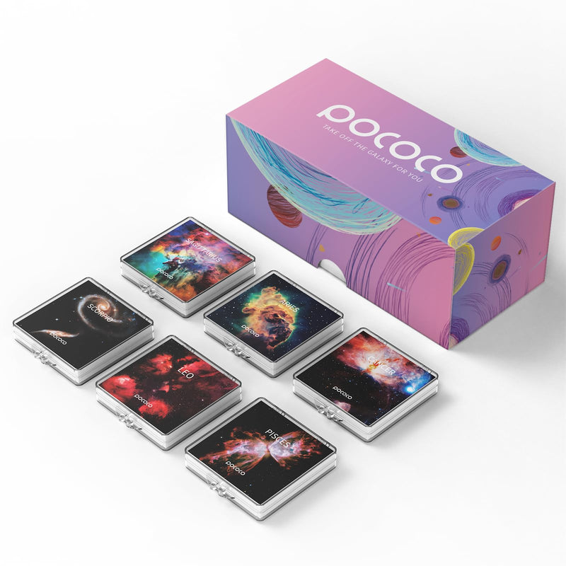 POCOCO Realistic Constellation-2 Series Discs, 5K Resolution, Realistic Patterns, 6 Pieces, for POCOCO Galaxy Star Projector