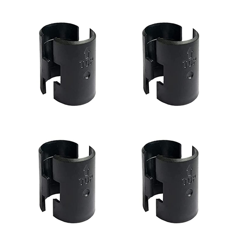 Wire Shelf Clips Shelving Sleeves - 8 Pack Shelf Lock Clips for 1" Post- Shelving Sleeves Replacements for Wire Shelving System 8Pack