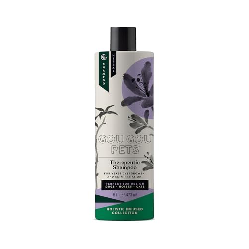 Holistic Natural Anti-Fungal Shampoo for Dogs, Cats & Horses: Veterinarian Recommended: Relieve Itching & Flaking Skin Caused by Fungal Infections & Skin Conditions - Made in USA - 16 oz Anti-Fungal Citrus Fruity - PawsPlanet Australia