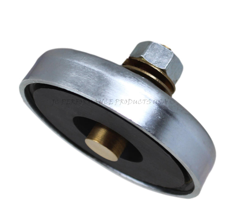 Spring Loaded, Magnetic Welding Ground Clamp Alternative, Adjustable Tension Solid Brass Electrode With Optional 1 or 2 Position Reach Bar Magnet Only