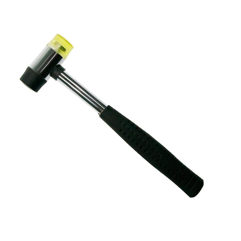 25mm Dual Head Nylon Rubber Hammer Jewelers Metal Mallet,Multipurpose, Doublesided & Lightweight Mallet Soft Hammer for Home Decoration Installation Hand Tool 25mm