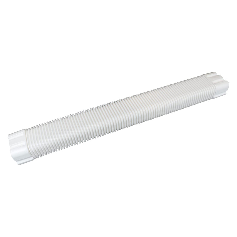 Decorative PVC Line Set Cover 4" W Flexible Pipe for Ductless Mini Split Air Conditioners,Heat Pumps Systems