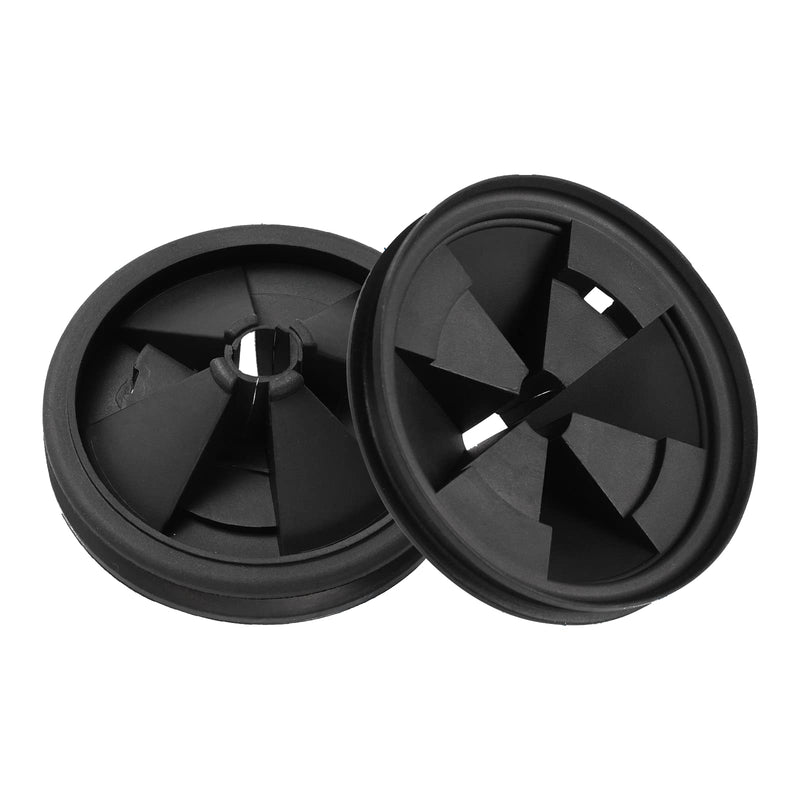 2-Pcs RQYEKDO Garbage Disposal Splash Guards, 3 3/8 Inch Sink Baffle Drain Plugs QCB-AM Replacement for InSinkErator Evolution Series Moen models, Food Waste Disposer Parts Accessories 2 Pack 3 3/8 In