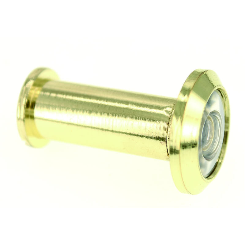 HD Lens 180 Degree Bright Brass Door viewer Peephole for 1-1/2" to 2-1/4" Doors
