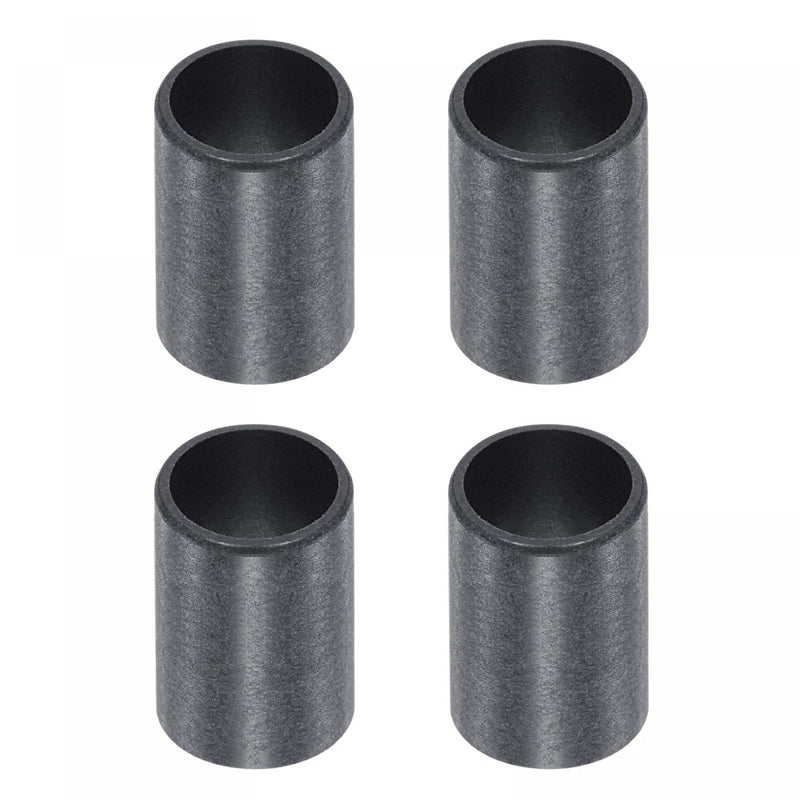 uxcell Sleeve Bearings 10mm Bore 12mm OD 20mm Length POM Wrapped Oilless Bushings Black 4pcs 10x12x20mm