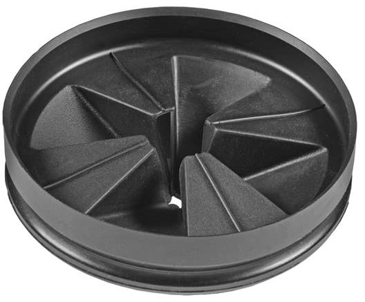 Replacement for InSinkErator Antimicrobial Quiet Collar QCB-AM Sink Baffle Splash Guard, Black
