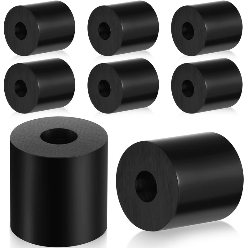 Fabbay Multi Purpose Rubber Spacer Black Rubber Bushings 3/4 Inch OD x 1/4 Inch ID x 3/4 Inch Grommets Rubber Washers for Vibration, Bolts, Home, Car Accessories(8 Pcs) 8