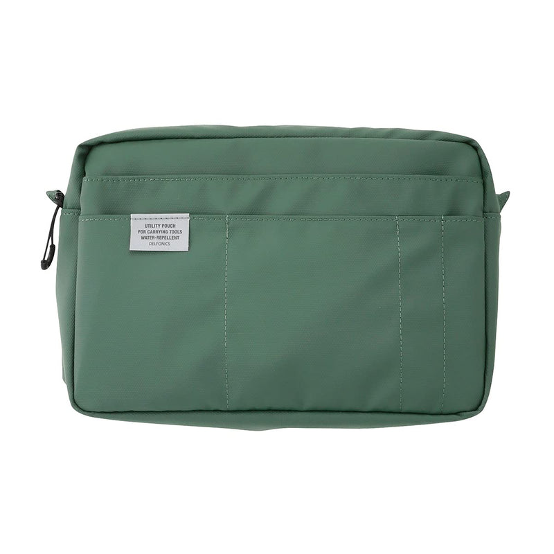 Delfonics Water Repellent Inner Carrying Case: 10-1/2 in. x 7-1/4 in. (Dark Green) / medium