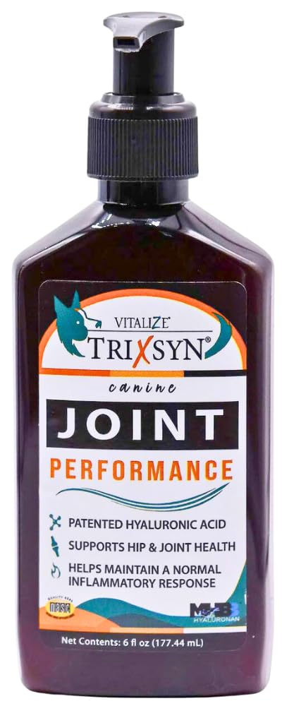 Canine Performance - Dog Hip & Joint Supplement - Enhance Joint Pain Relief for Small, Large & Senior Dogs - Patented MHB3 Hylauronan Liquid Formula - 72 Day Supply - PawsPlanet Australia
