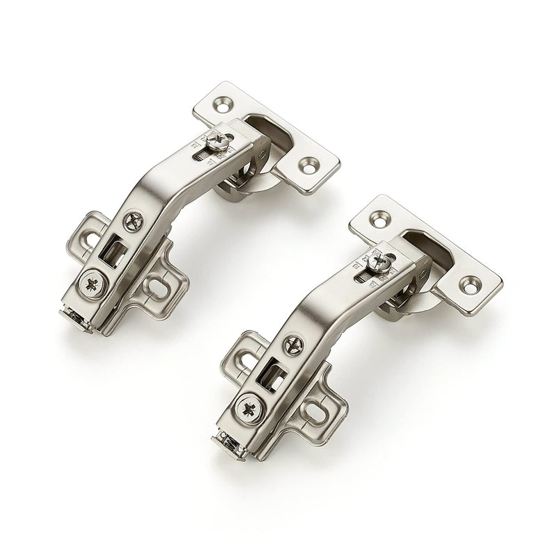 Ravinte 1 Pair 2 Pack Kitchen Cabinet Hinges, 135 Degree Kitchen Cabinet Door Hinges Compatible with Lazy Susan Corner Kitchen Cabinets, Full Overlay Face Frame Concealed Corner Cabinet Hardware