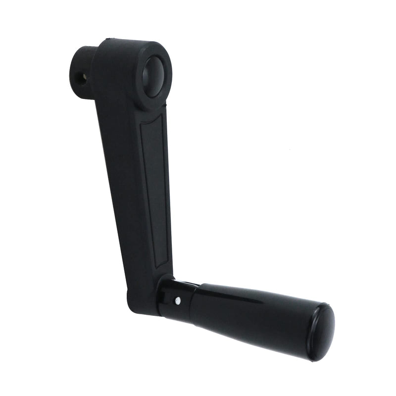 5-Inch Length Nylon Crank Handle Foldable Swivel Rocker Handle for Industrial Machine Tools or Other Equipments (Hole Diameter 12mm) 12mm Hole