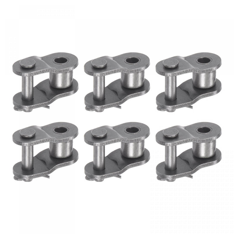 uxcell 6Pcs #50 Chain Offset Half Link Roller, 5/8" Pitch Carbon Steel, Standard Chain End Connector Split Links for 10A Chain - NewNest Australia