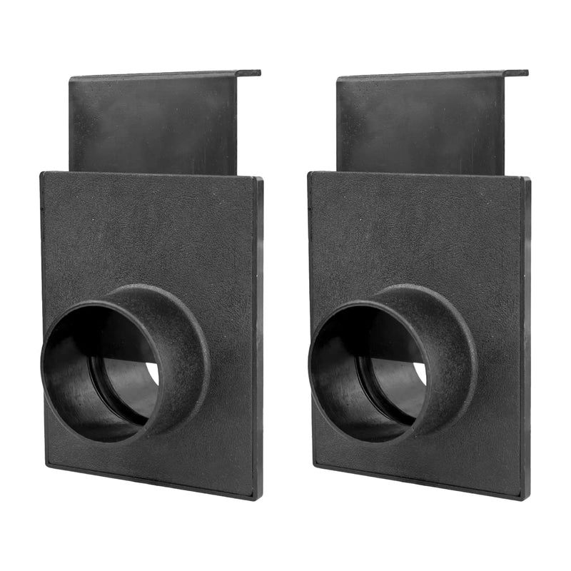 POWERTEC 70133-P2 2-1/2-Inch Blast Gate for for Dust Collector, Dust Collection Fittings, 2 PK 2.5" Blast Gate