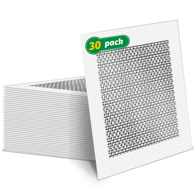30Pcs 4 Inch Drywall Patch, Wall Repair Patches Wall Hole Repair Patch 4 Inch_30Pcs