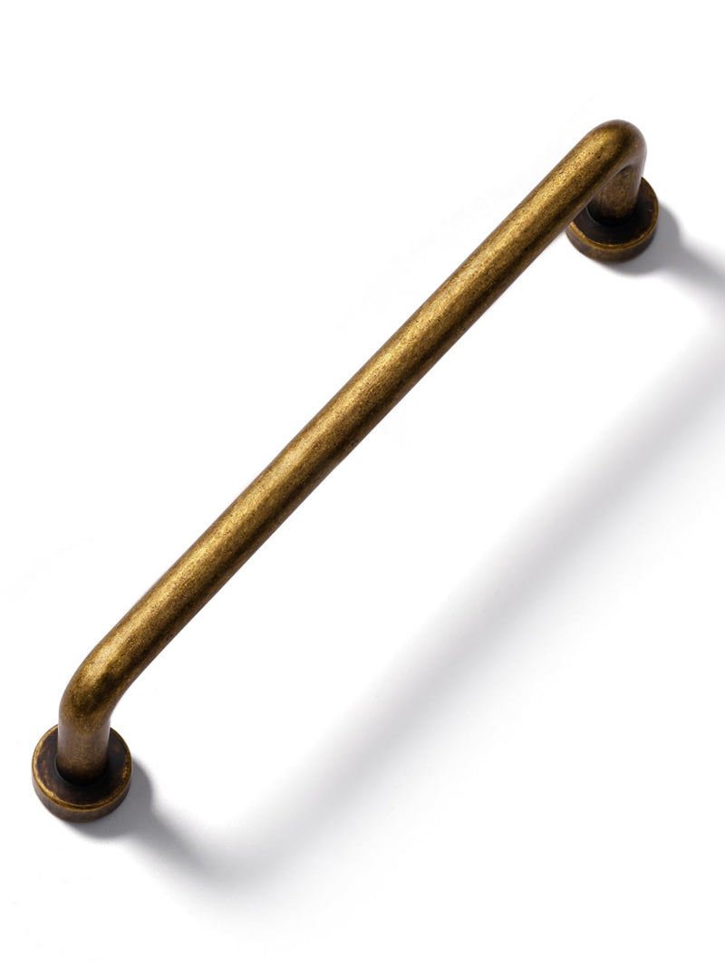 10 Pack Antique Brass Cabinet Bar Pulls 5" Hole Center Classic Vintage Retro Drawer Handles Kitchen Cupboard Bathroom Dresser Cabinet Hardware 5 Inch Hole Centers 10